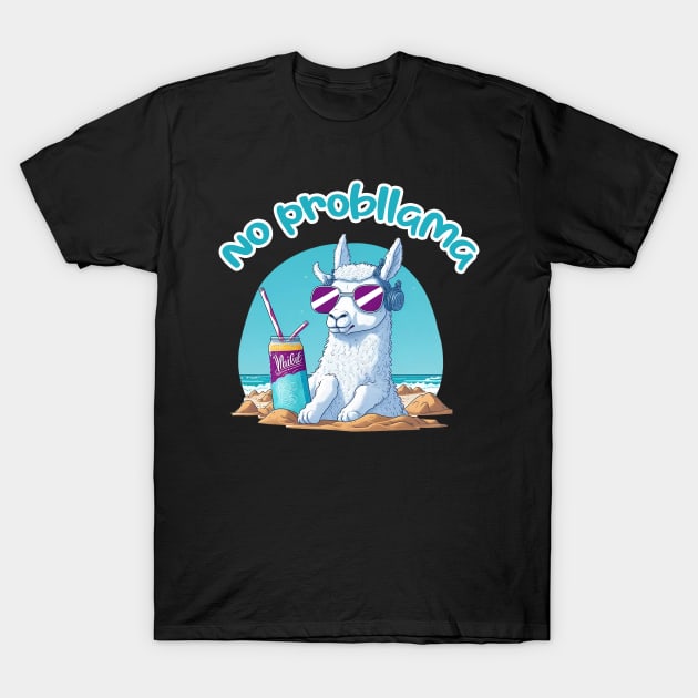 No probllama T-Shirt by Inked Lab